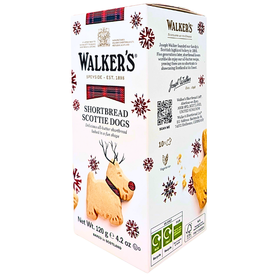 Walker's Shortbread Scottie Dogs (UK) - 120g