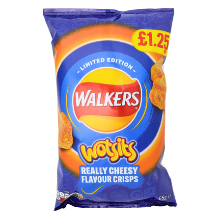 Walkers Wotsits - 65g (UK)-Halloween Candy-Pure Vanilla Cookie-Party Favors
