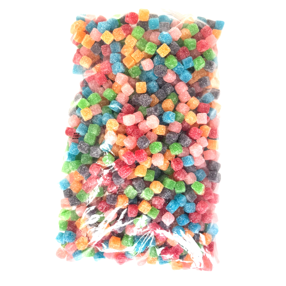 Warheads Bulk Chewy Cubes 6 Assorted Flavors - 5lb