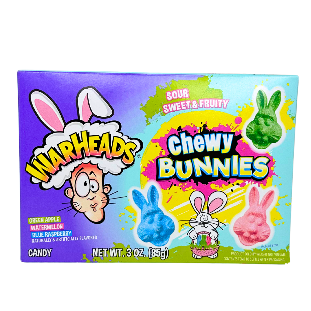 Warheads Easter Chewy Bunnies Theatre Box - 3oz