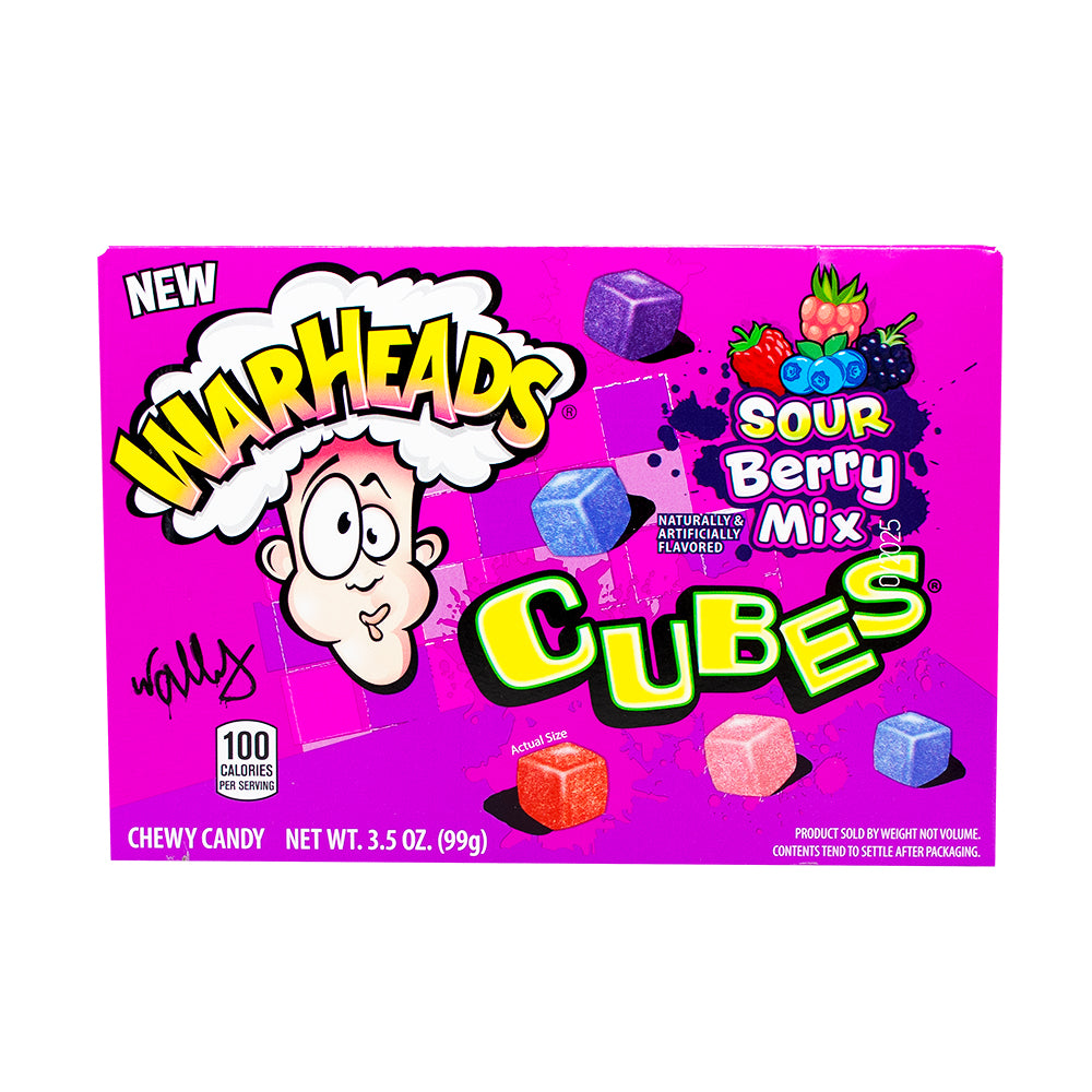 Warheads Theatre Box Berry Cubes - 99g