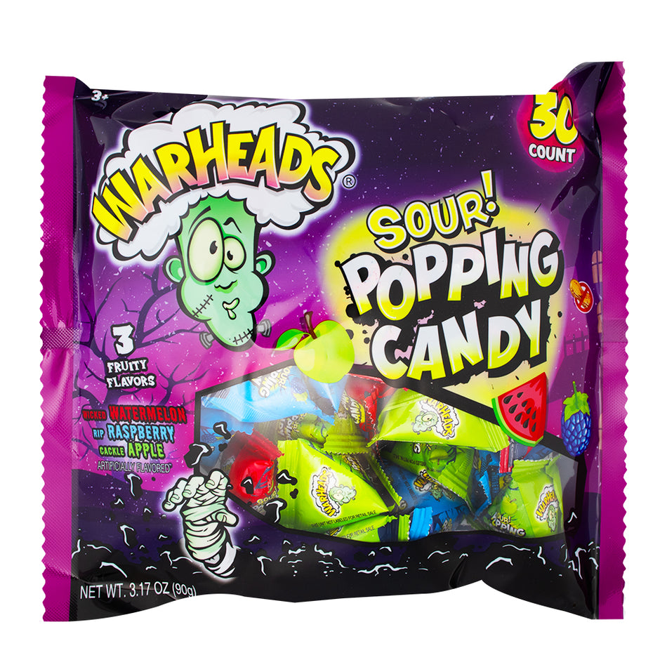 Warheads Sour Popping Candy - 30ct