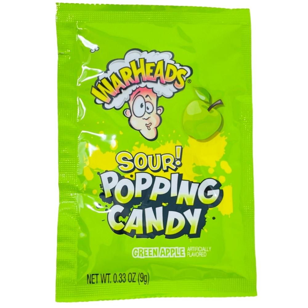 Warheads Sour Popping Candy - Green Apple  0.33oz