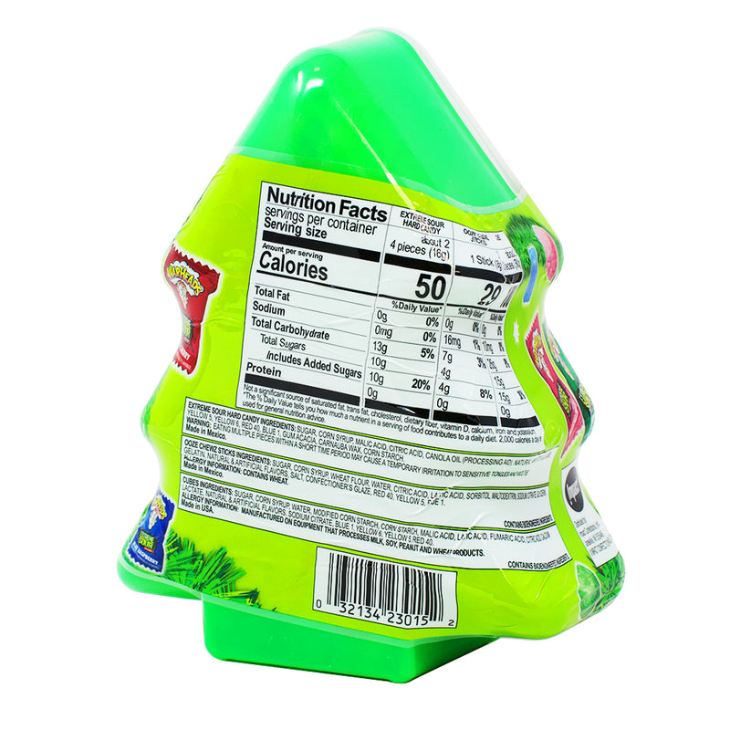 Warheads Christmas Tree Scrambler - 3.85oz Nutrition Facts Ingredients