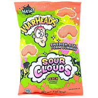 Warheads Sour Clouds Peach - 3oz