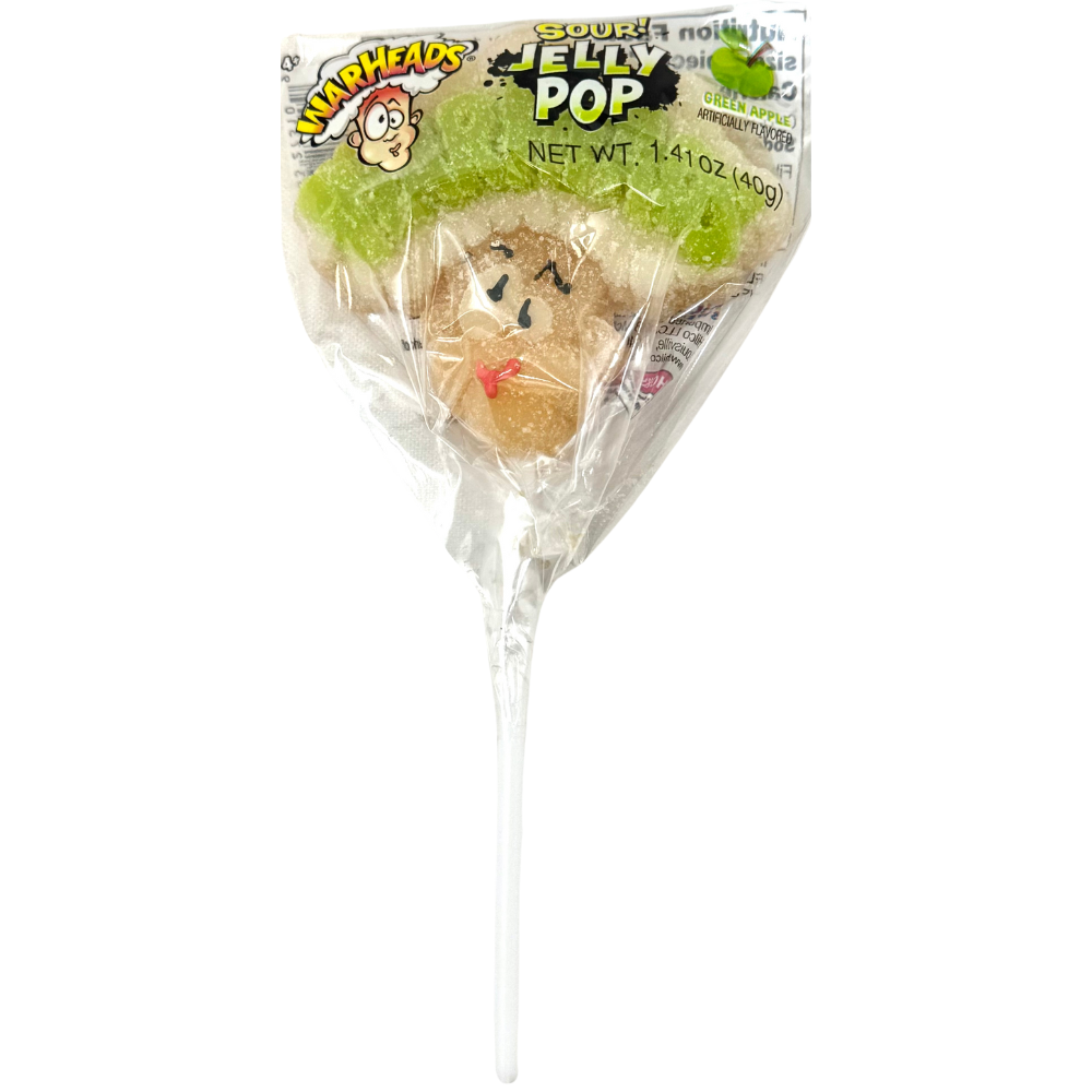 Warheads Sour Jelly Pops - 1.41oz