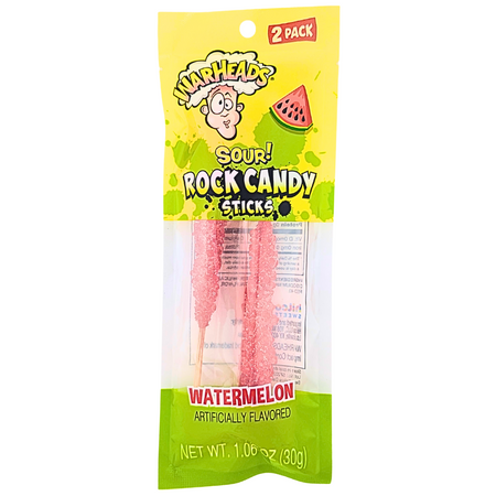 Warheads Sour Rock Candy Sticks - 30g