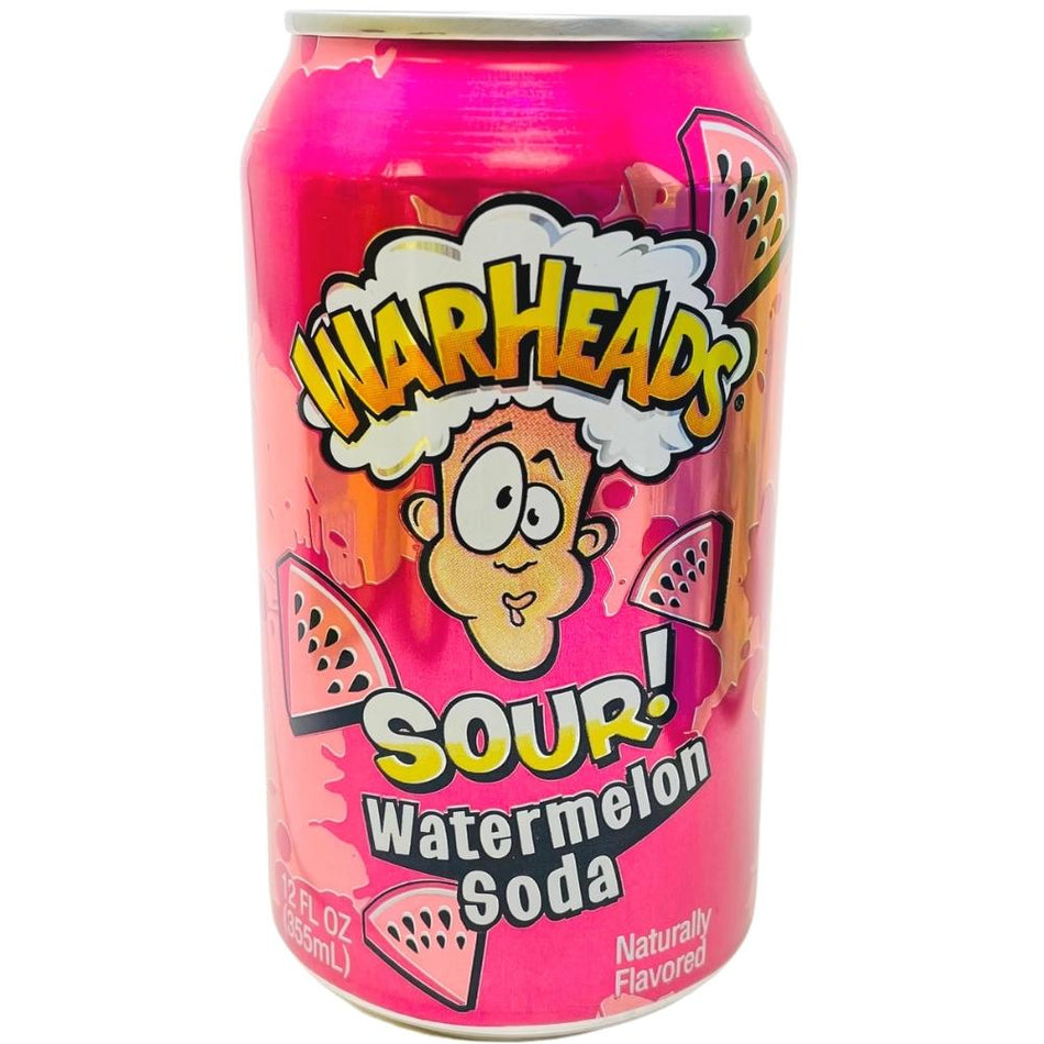 Warheads Sour Watermelon Soda - 355mL