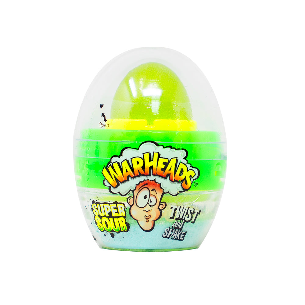 Warheads Super Sour Twist & Shake Egg (UK) - 18g - Sour Candy - British Candy