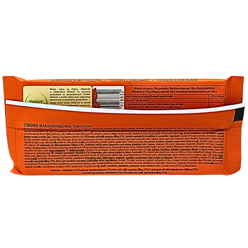 Wawel Tangerine Filled Chocolate (Poland) - 90g