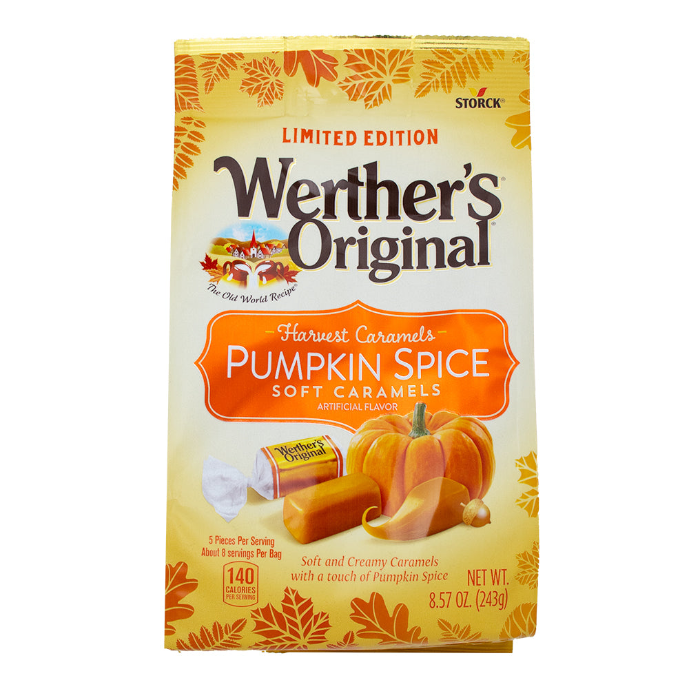 Werther's Original Soft Pumpkin Spice Caramels - 8.57oz | Candy ...