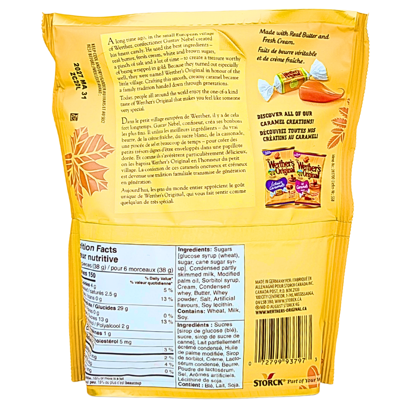 Werther's Original Caramel Apple Soft Caramels - 250g