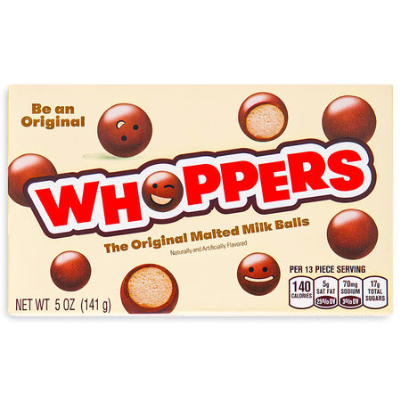 Whoppers Candy - Theater Pack - 5oz - Whopper candy - 40s Candy