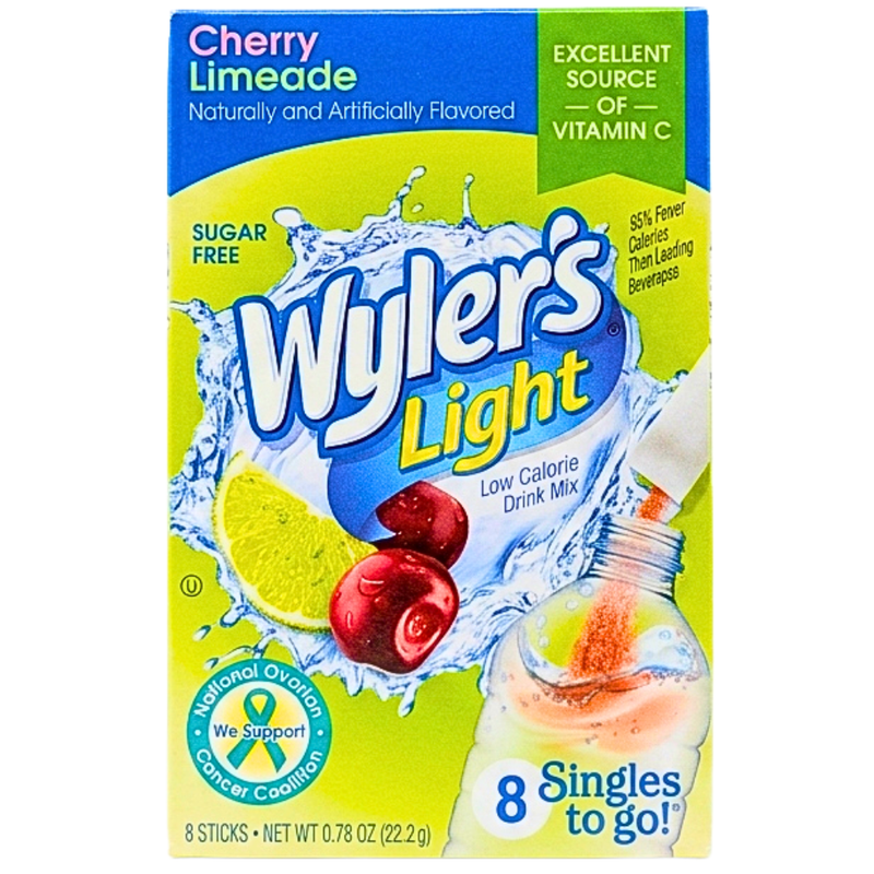 Wyler's Light Singles To Go Drink Mix Cherry Limeade