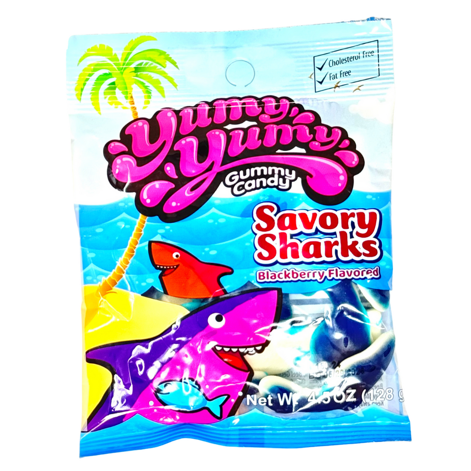 Yumy Yumy Savory Sharks - 4.5oz