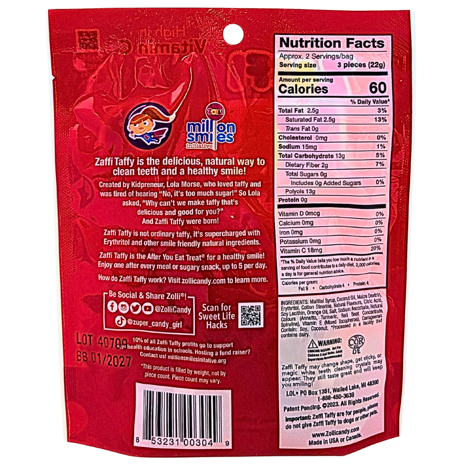 Zaffi Keto Taffy - 45g