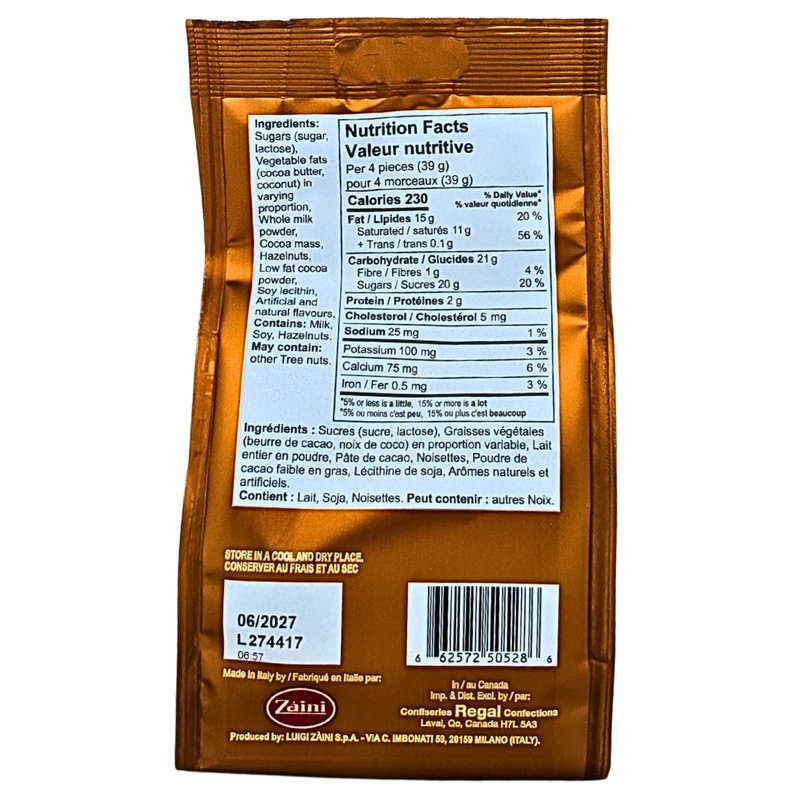 Zaini Boule D'OR Hazelnut - 154g