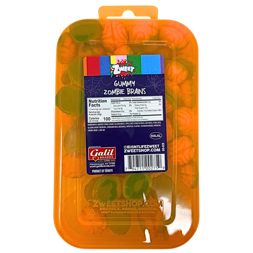 Zweet Gummies Brain - 10oz | Candy Funhouse US