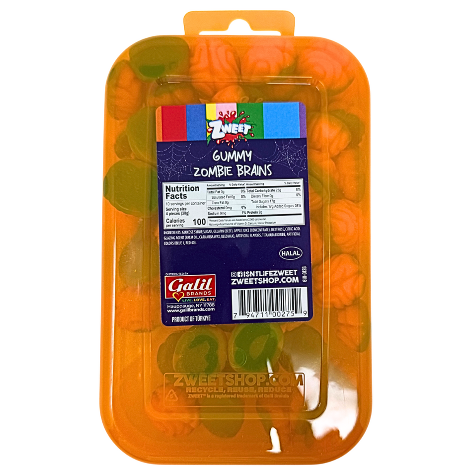 Zweet Gummies Zombie Brains - 10oz
