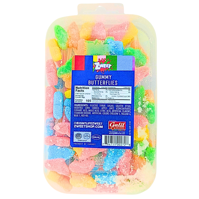 Zweet Gummies Butterflies - 10oz