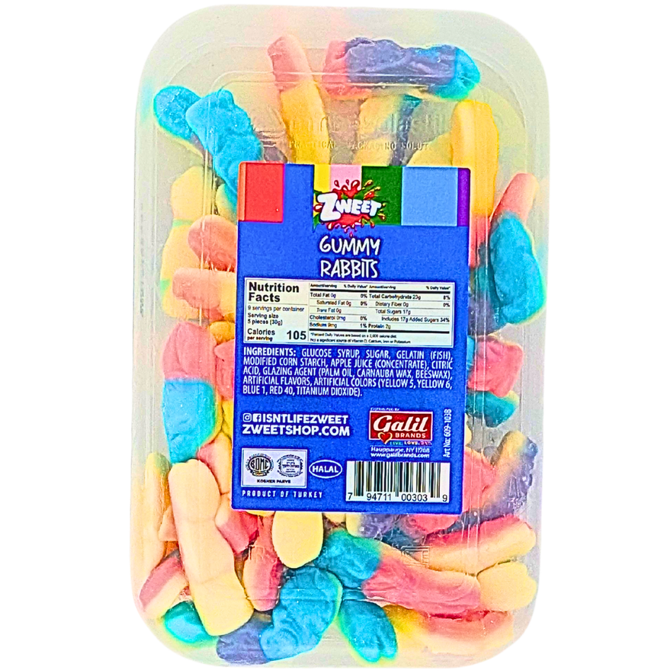 Zweet Gummies Rabbits - 10oz