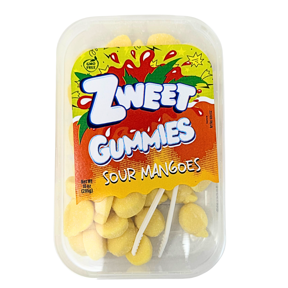 Zweet Gummies Sour Mangoes - 10oz