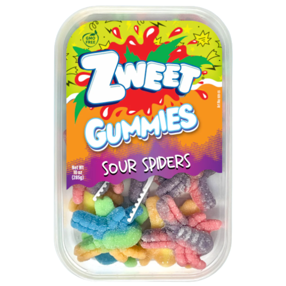Zweet Gummies Sour Spiders - 10oz