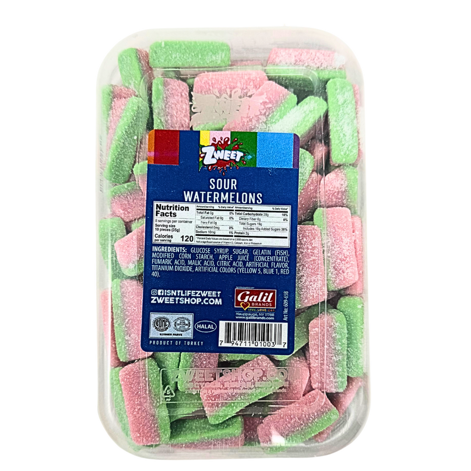 Zweet Gummies Sour Watermelons - 10oz