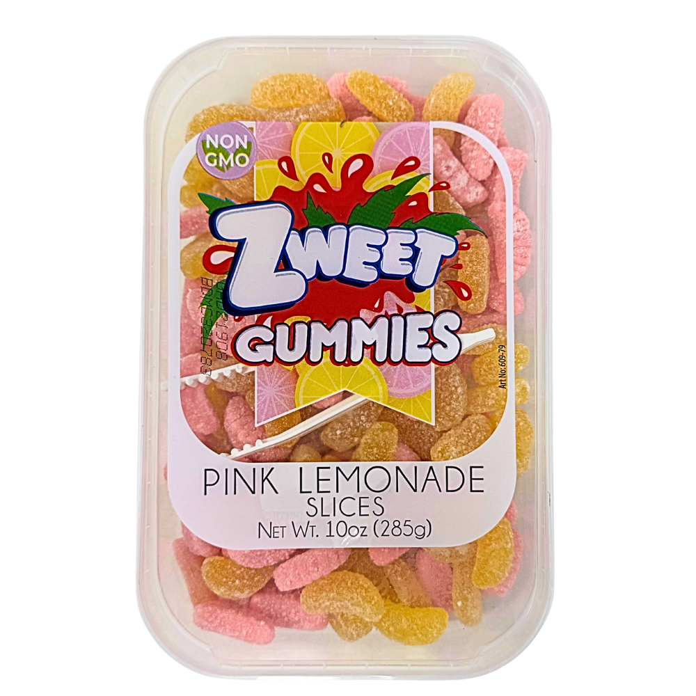 Zweet Gummies Pink Lemonade Slices - 10oz