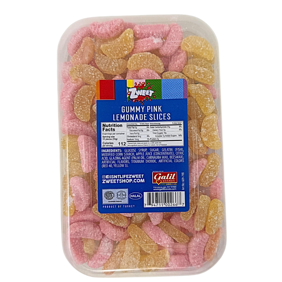 Zweet Gummies Pink Lemonade Slices - 10oz