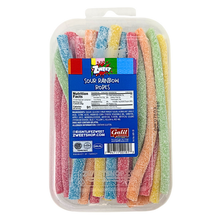 Zweet Sour Ropes Rainbow - 10oz