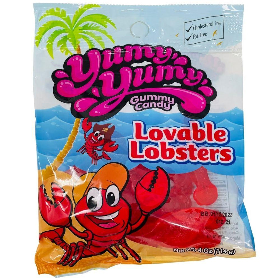 Yumy Yumy Lovable Lobsters- Halal Candy-Gummies-Fruit Candy 