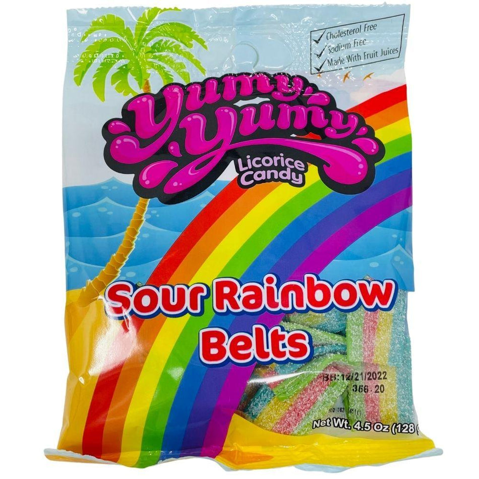 Sour Candy-Sour Belts-Rainbow Candy