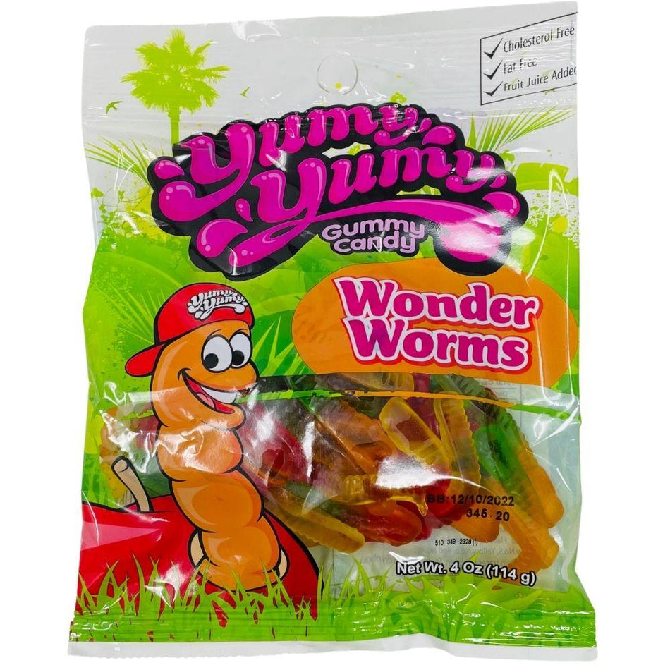 Yumy yumy-gummy candy-Gummy Worms-Fruity Candy 