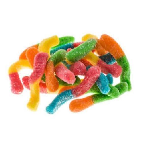 Kervan Sour Neon Worms Gummy Candy-5 lbs-Bulk Candy-Gummy Candy-Gummies-Sour Candy-Gummy Worms
