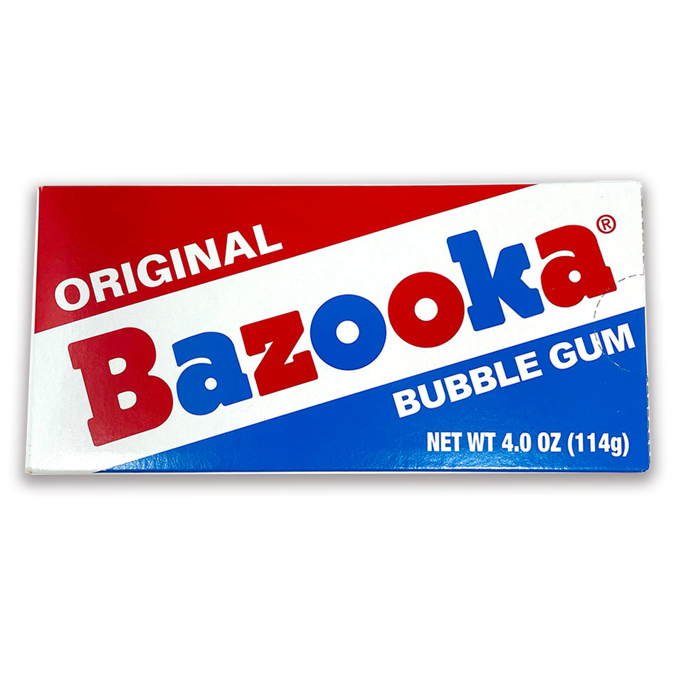 Bazooka Original Throwback Bubble Gum Theater Pack 4oz - The Bazooka Bubble Gum you remember!