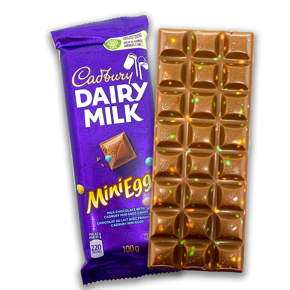Cadbury Dairy Milk Mini Eggs Chocolate Bars 100g Opened - Cadbury Canada