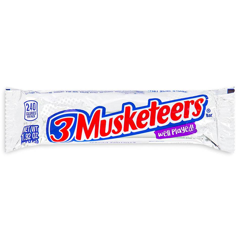 3 Musketeers Bar Front  - American Chocolate Bars
