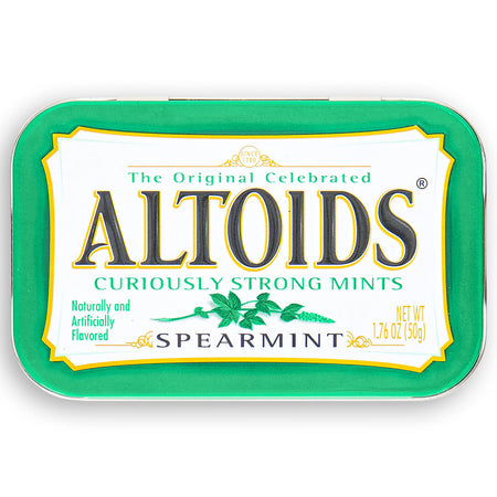 Altoids, altoids candy, altoids mints, altoids mint, spearmint mint, spearmint mints, altoids spearmint, spearmint