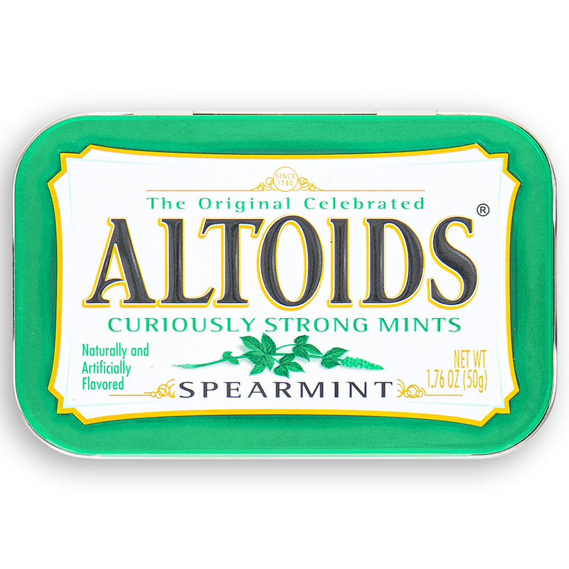 Altoids, altoids candy, altoids mints, altoids mint, spearmint mint, spearmint mints, altoids spearmint, spearmint