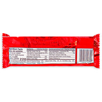 Rocky Road Candy Bar - Back Nutritional Facts - Ingredients
