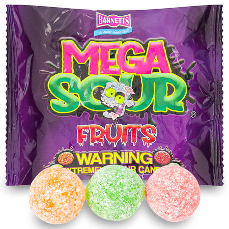 Barnetts Mega Sour Fruits UK Opened - Most Sour Candy in the World