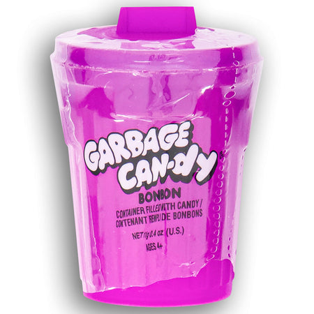 Garbage Can-dy 1pc Front, garbage candy, trash candy, retro candy