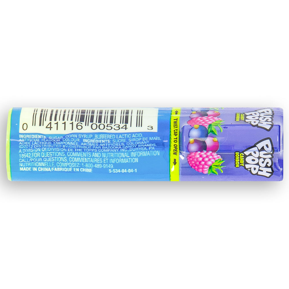 Push Pop - 14g - 80s Candy - Retro Candy - Lollipop