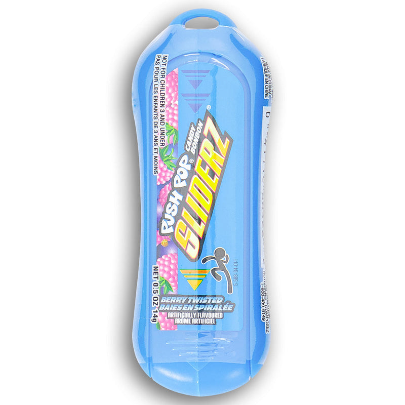 Push Pop Sliderz .5oz  Front, push pops, push pops candy, push pop, push pop candy, 90s candy, nostalgic candy, retro candy, push pop sliderz