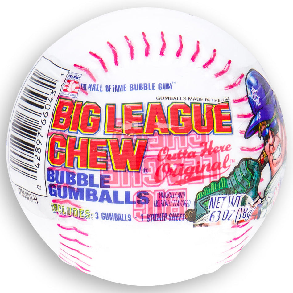 Big League Chew Baseball Gumball Container, Big League Chew Baseball Gumball Container, candy connoisseur, gum guru, nostalgic treat, taste home run, gum game