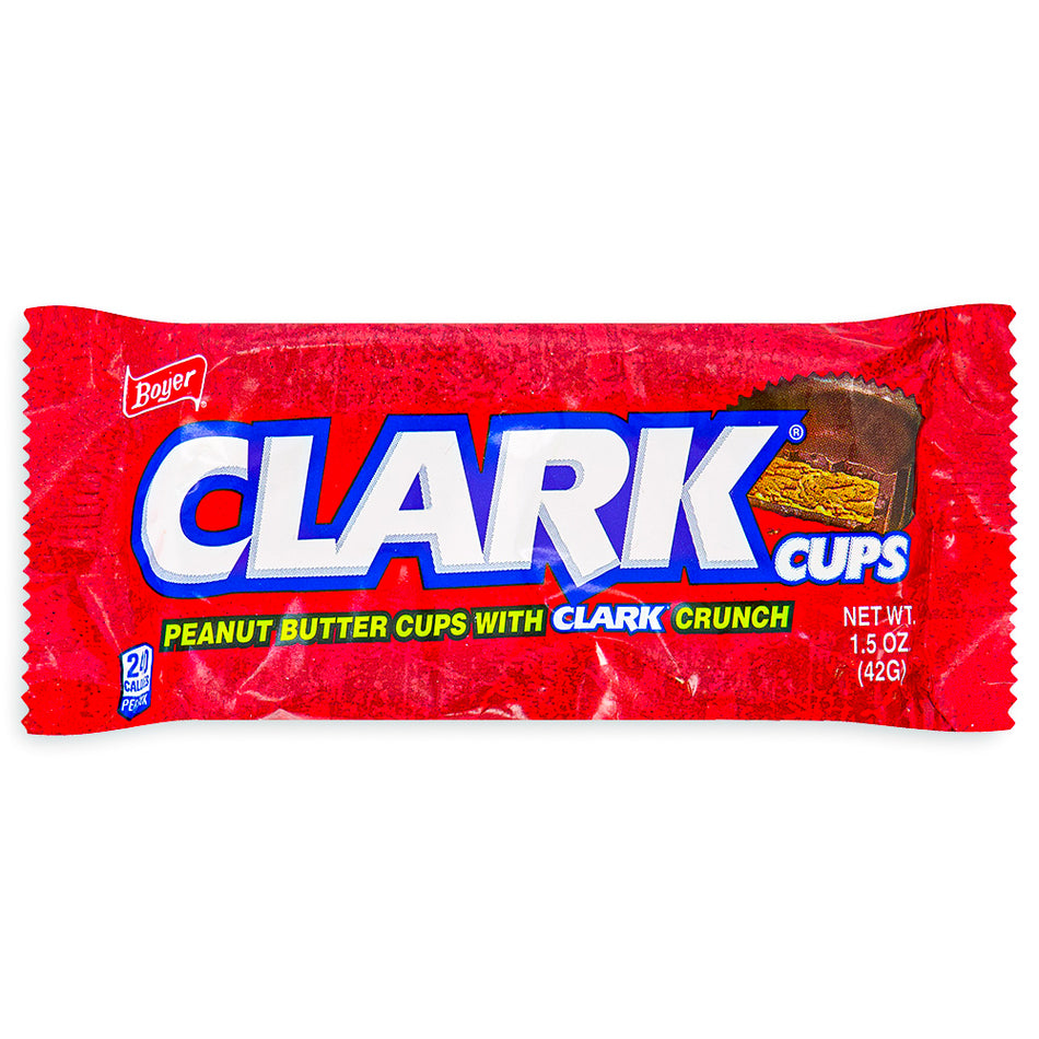 Clark Cups Chocolate Peanut Butter Front, Peanut Butter Cups, Chocolate Peanut Butter Cups, Clark Cups, Clark Peanut Butter Cups, Crunchy Peanut Butter Cups