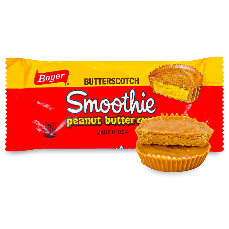 Boyer Butterscotch Smoothie Peanut Butter Cups Opened, Butterscotch peanut butter cups, boyer butterscotch peanut butter cups, butterscotch cups