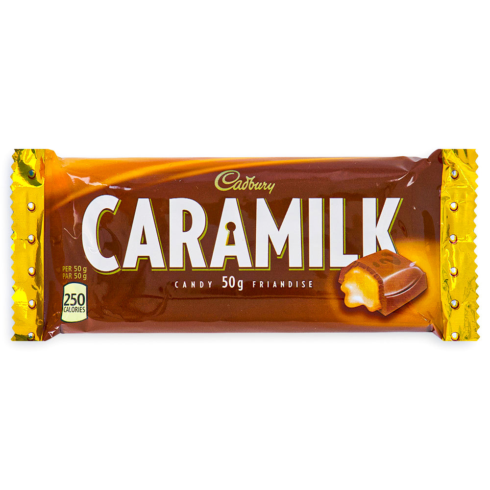 Caramilk 50g - Caramilk Chocolate - Canadian Chocolate Bars - Cadbury Canada - Front