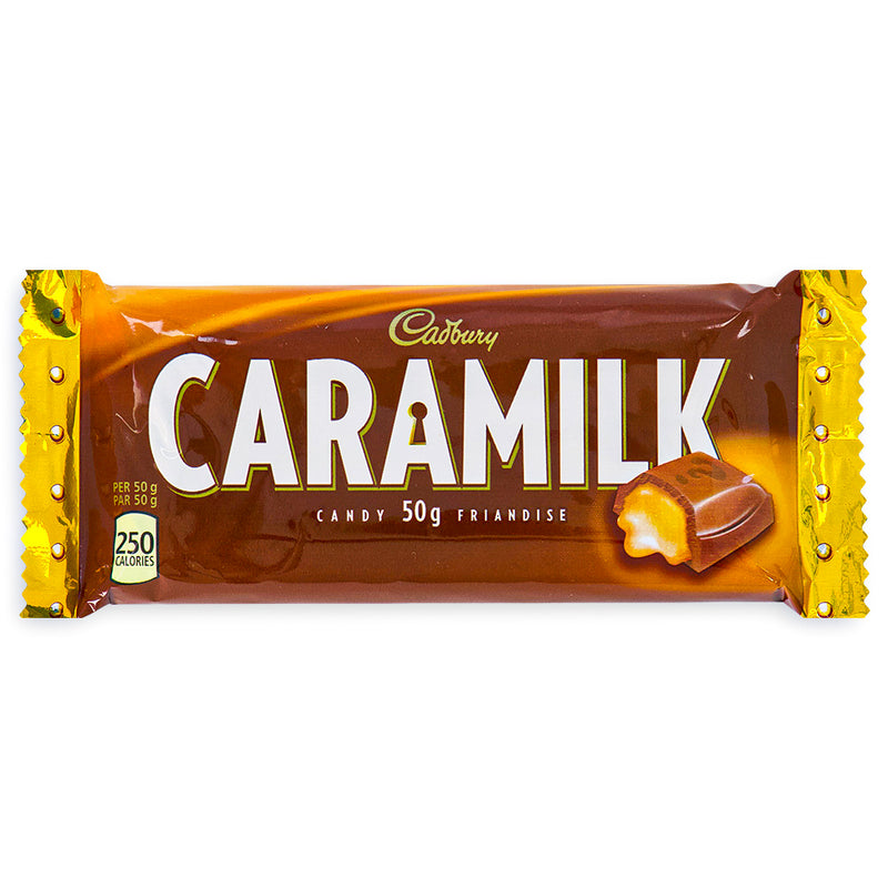 Caramilk 50g - Caramilk Chocolate - Canadian Chocolate Bars - Cadbury Canada - Front